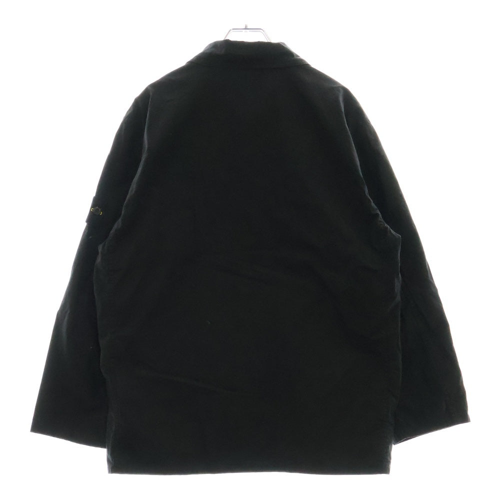 STONE ISLAND(ストーンアイランド) 25SS アームワッペン ジップアップジャケット K1S151200012S0063 ブラック