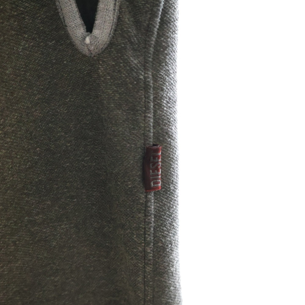DIESEL(ディーゼル) 25SS P-PERCY A18218 デストロイ加工 スウェットパンツ グレー