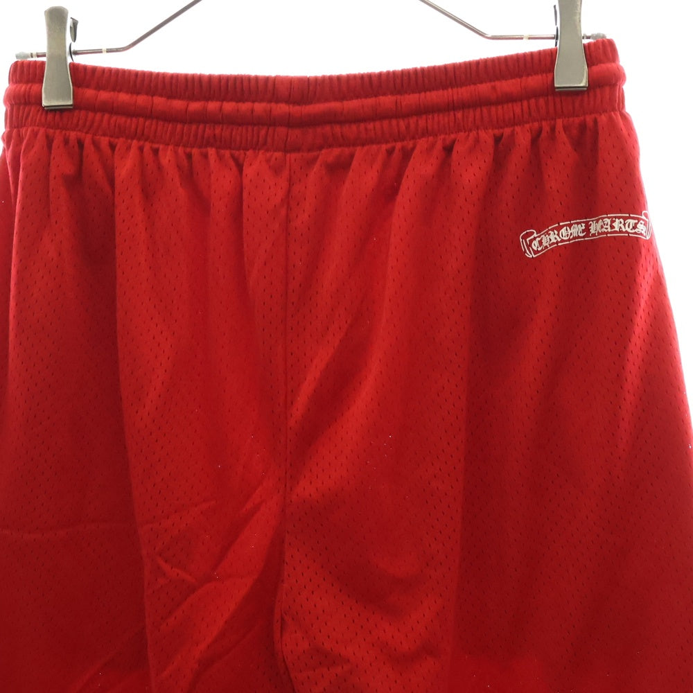 CHROME HEARTS(クロムハーツ) × MATTY BOY MESH HALF PANTS マッティボーイ CHロゴプリント メッシュハーフパンツ ショーツ レッド