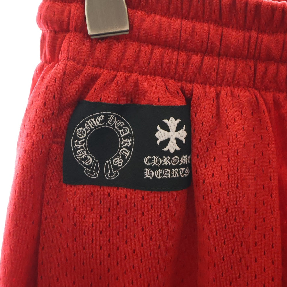 CHROME HEARTS(クロムハーツ) × MATTY BOY MESH HALF PANTS マッティボーイ CHロゴプリント メッシュハーフパンツ ショーツ レッド
