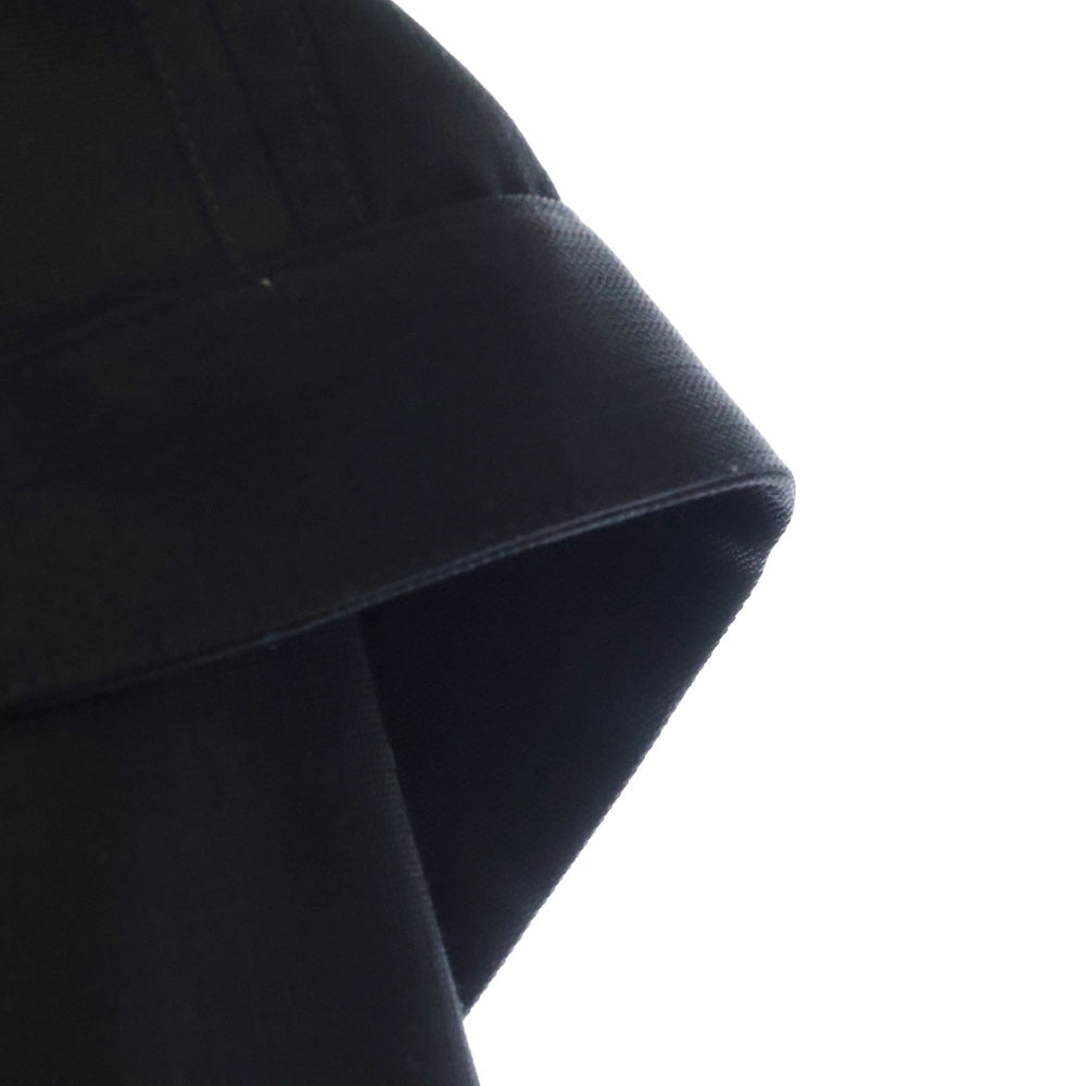 Acne Studios(アクネ ストゥディオズ) センタープレスワイドスラックスパンツ FN-WN-TROU001227 ブラック レディース