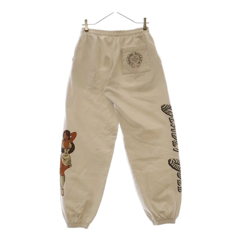 CHROME HEARTS(クロムハーツ) ×DEADLY DOLL デッドリードール スウェット パンツ ホワイト