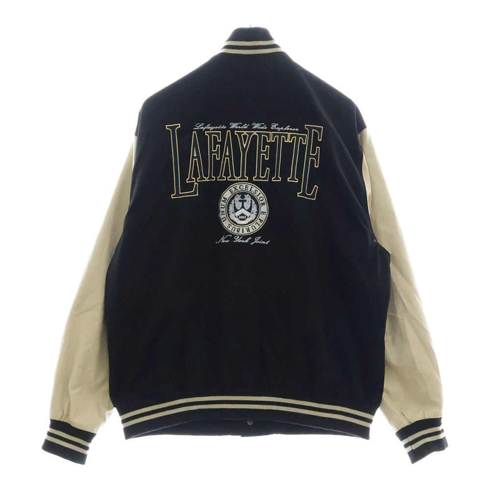 Lafayette(ラファイエット) 23AW COAT OF ARMS VARSITY JACKET コートオブアームズバーシティジャケット LA231002 ブラック