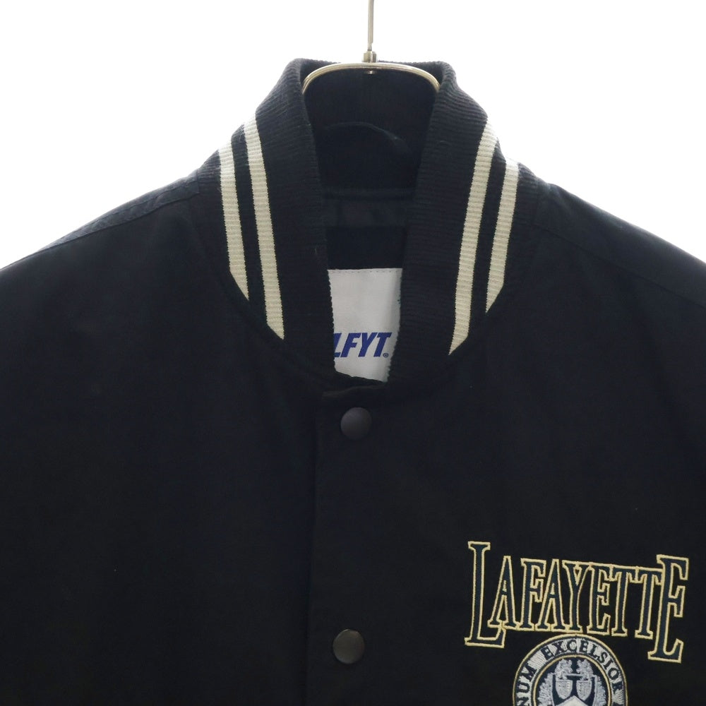 Lafayette(ラファイエット) 23AW COAT OF ARMS VARSITY JACKET コートオブアームズバーシティジャケット LA231002 ブラック