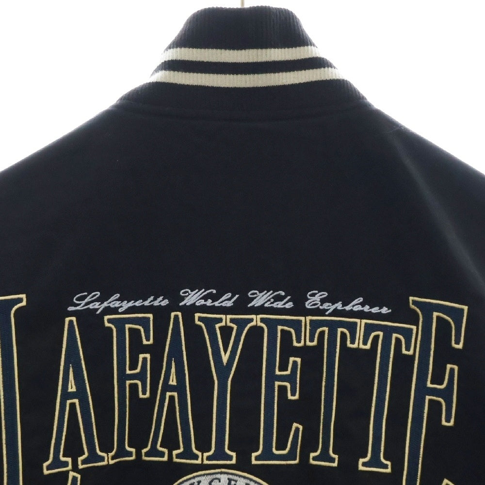 Lafayette(ラファイエット) 23AW COAT OF ARMS VARSITY JACKET コートオブアームズバーシティジャケット LA231002 ブラック