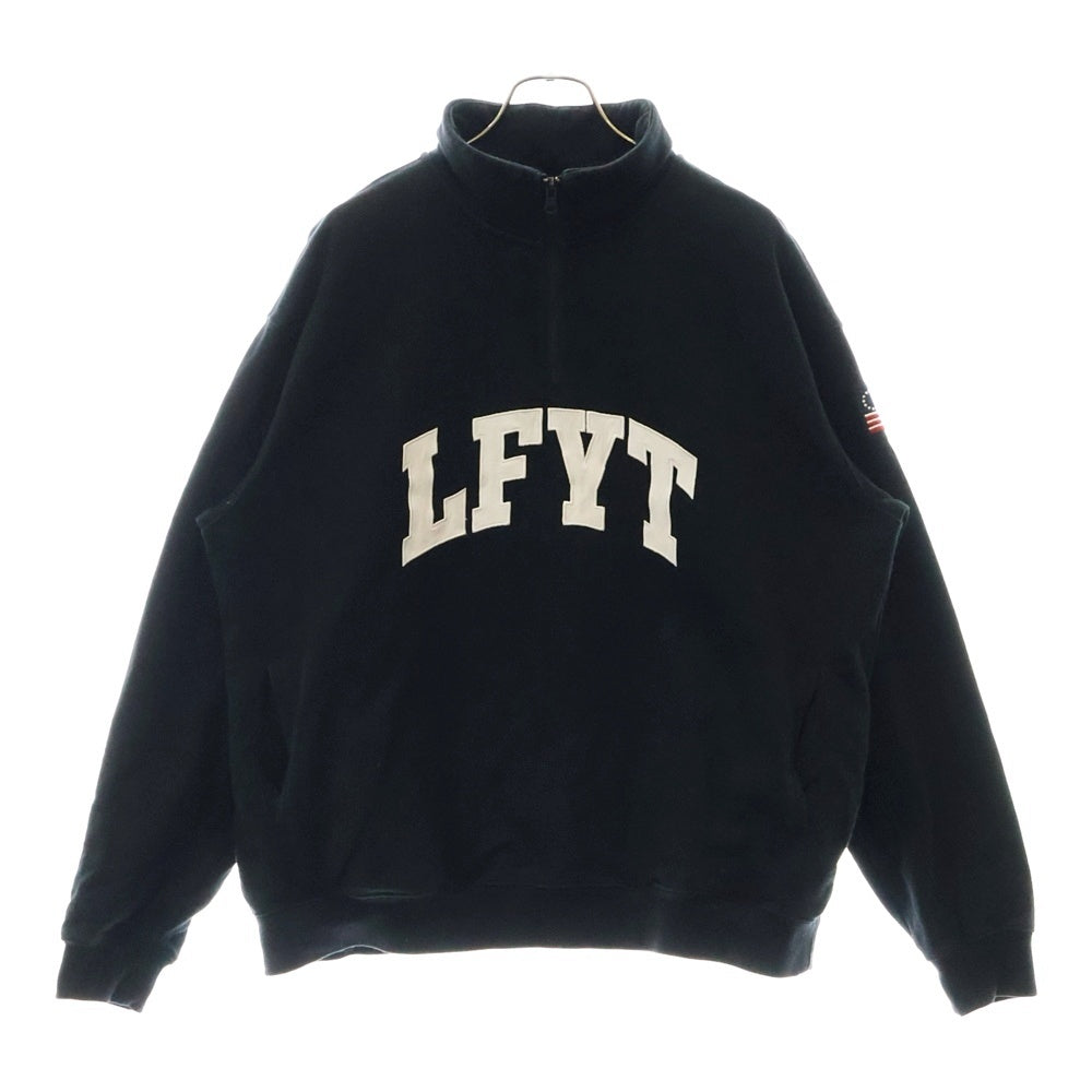 Lafayette(ラファイエット) LFYT ARCH LOGO HALF ZIP SWEAT アーチロゴハーフジップスウェット LA230701 ブラック