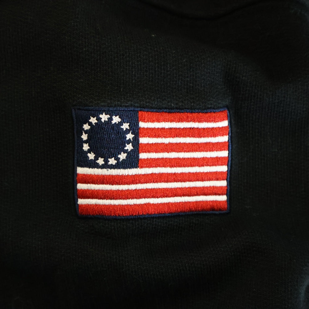 Lafayette(ラファイエット) LFYT ARCH LOGO HALF ZIP SWEAT アーチロゴハーフジップスウェット LA230701 ブラック