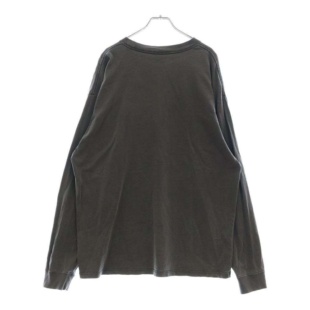 Lafayette(ラファイエット) WORN OUT ATHLETICS L/S TEE ヴィンテージ加工プリント長袖Tシャツ LA230111 グレー