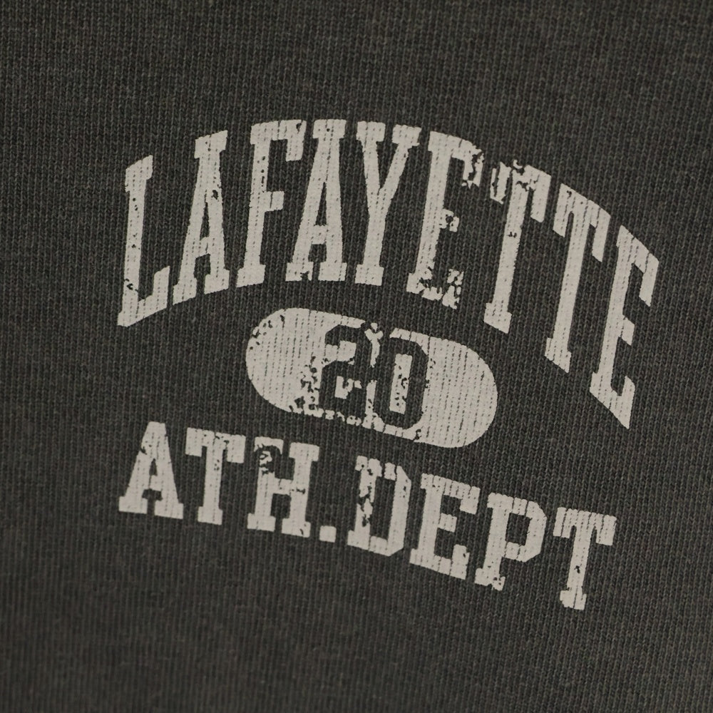 Lafayette(ラファイエット) WORN OUT ATHLETICS L/S TEE ヴィンテージ加工プリント長袖Tシャツ LA230111 グレー