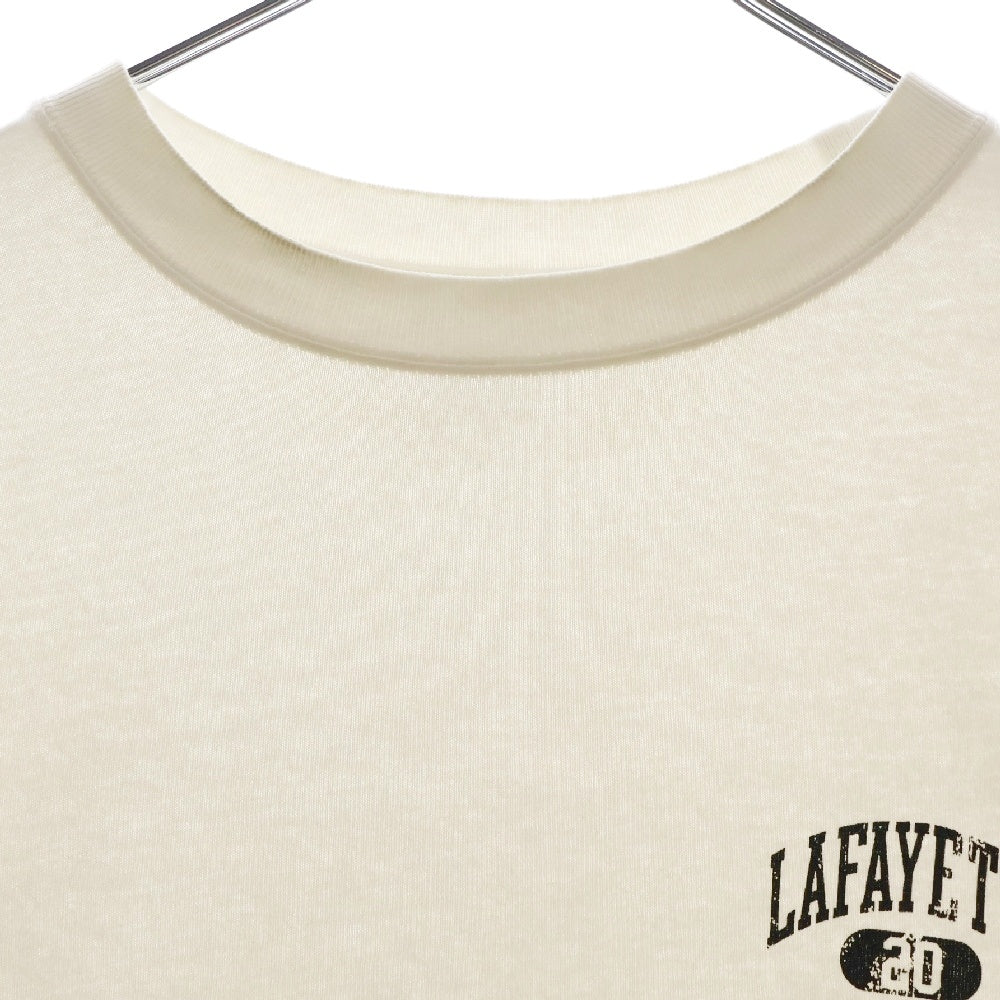 Lafayette(ラファイエット) WORN OUT ATHLETICS TEE ヴィンテージ加工ポケット半袖Tシャツ LS230110 ホワイト