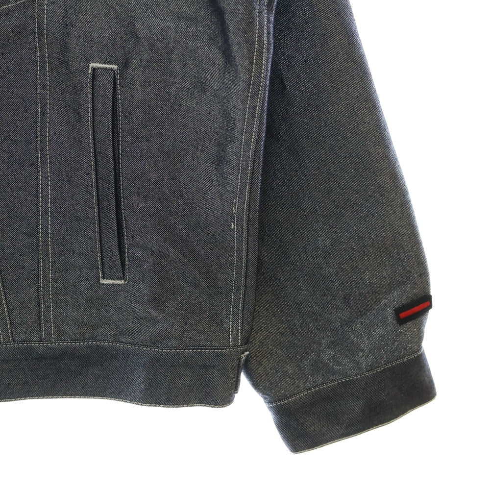FUBU(フブ) METALLIC DENIM JACKET メタリックデニムジャケット FAM-51304 シルバー