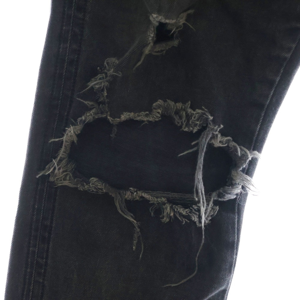 REPRESENT(リプレゼント) KNEE DESTROYER DENIM ニーデストロイヤースキニーデニムパンツ L-998 ブラック