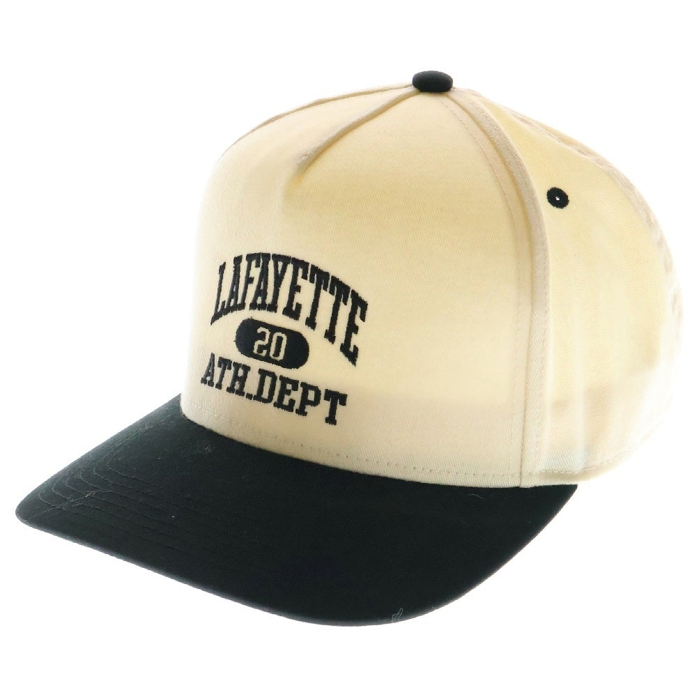 Lafayette(ラファイエット) ATHLETICS 2TONE SNAPBACK CAP 2トーンロゴスナップバックキャップ LS231403 ブラック/ベージュ