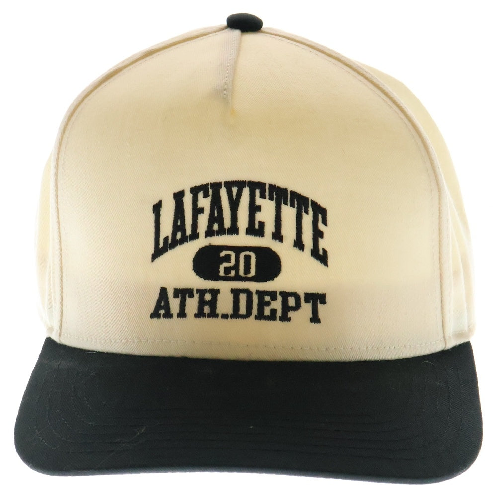 Lafayette(ラファイエット) ATHLETICS 2TONE SNAPBACK CAP 2トーンロゴスナップバックキャップ LS231403 ブラック/ベージュ