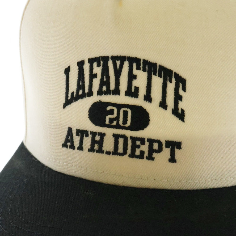 Lafayette(ラファイエット) ATHLETICS 2TONE SNAPBACK CAP 2トーンロゴスナップバックキャップ LS231403 ブラック/ベージュ