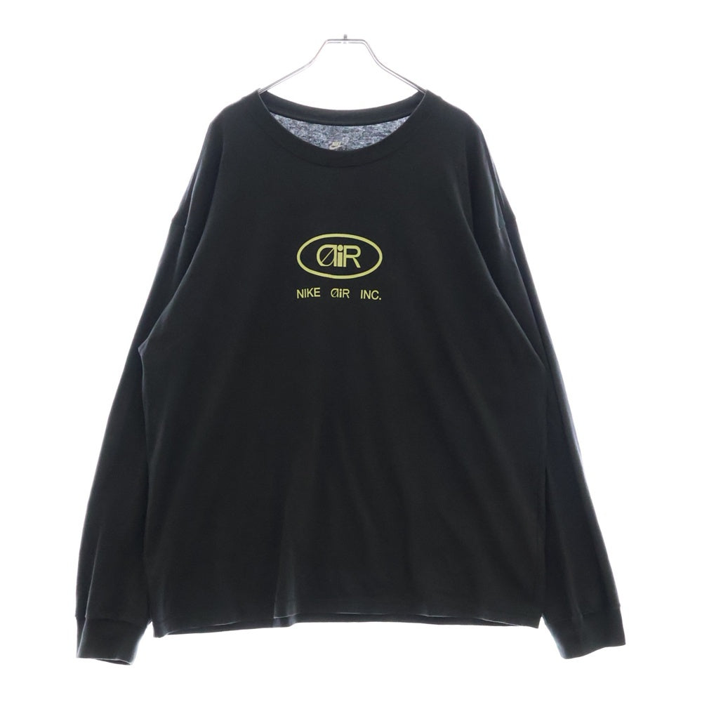 NIKE(ナイキ) ロゴプリント 長袖Tシャツ ロングスリーブカットソー FJ1088-060 グレー