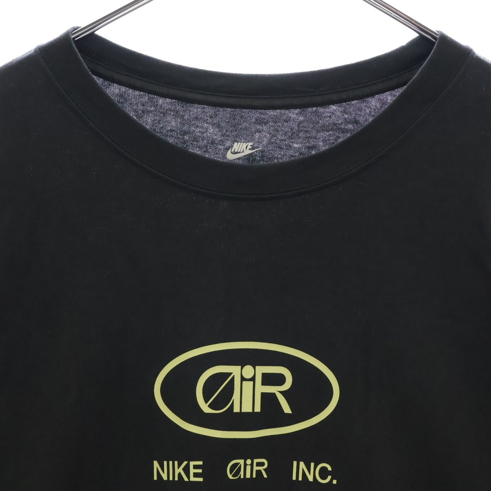 NIKE(ナイキ) ロゴプリント 長袖Tシャツ ロングスリーブカットソー FJ1088-060 グレー