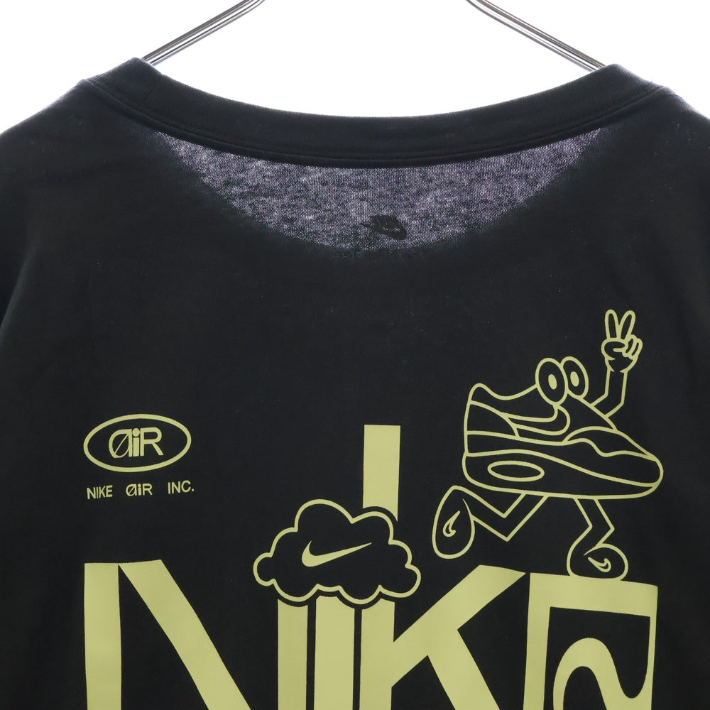 NIKE(ナイキ) ロゴプリント 長袖Tシャツ ロングスリーブカットソー FJ1088-060 グレー