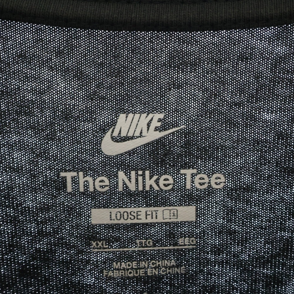 NIKE(ナイキ) ロゴプリント 長袖Tシャツ ロングスリーブカットソー FJ1088-060 グレー