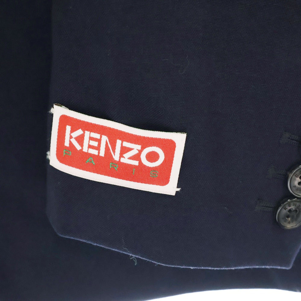 KENZO(ケンゾー) 24AW キモノ スーツテーラードジャケット FD65VE1309GE ネイビー