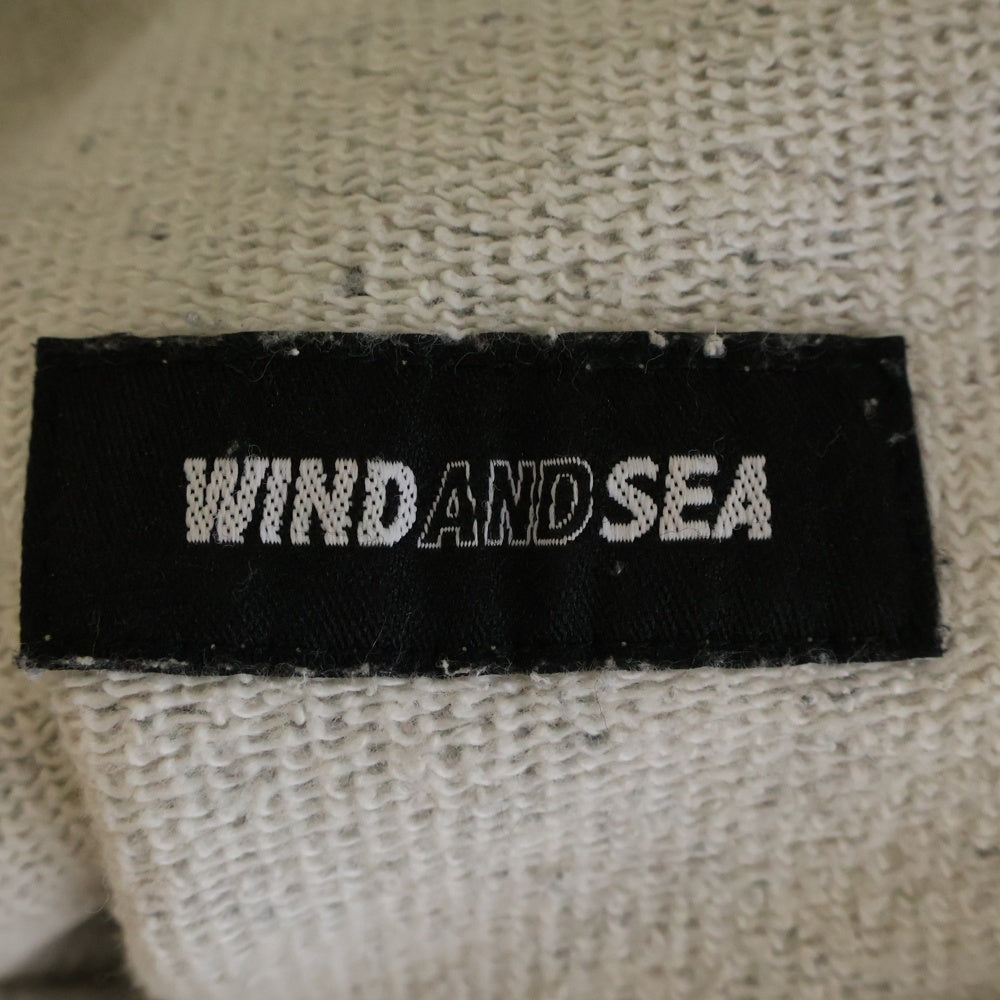WIND AND SEA(ウィンダンシー) ロゴ刺繍 ハーフパンツ ショーツ 11TH-CS-17 グレー