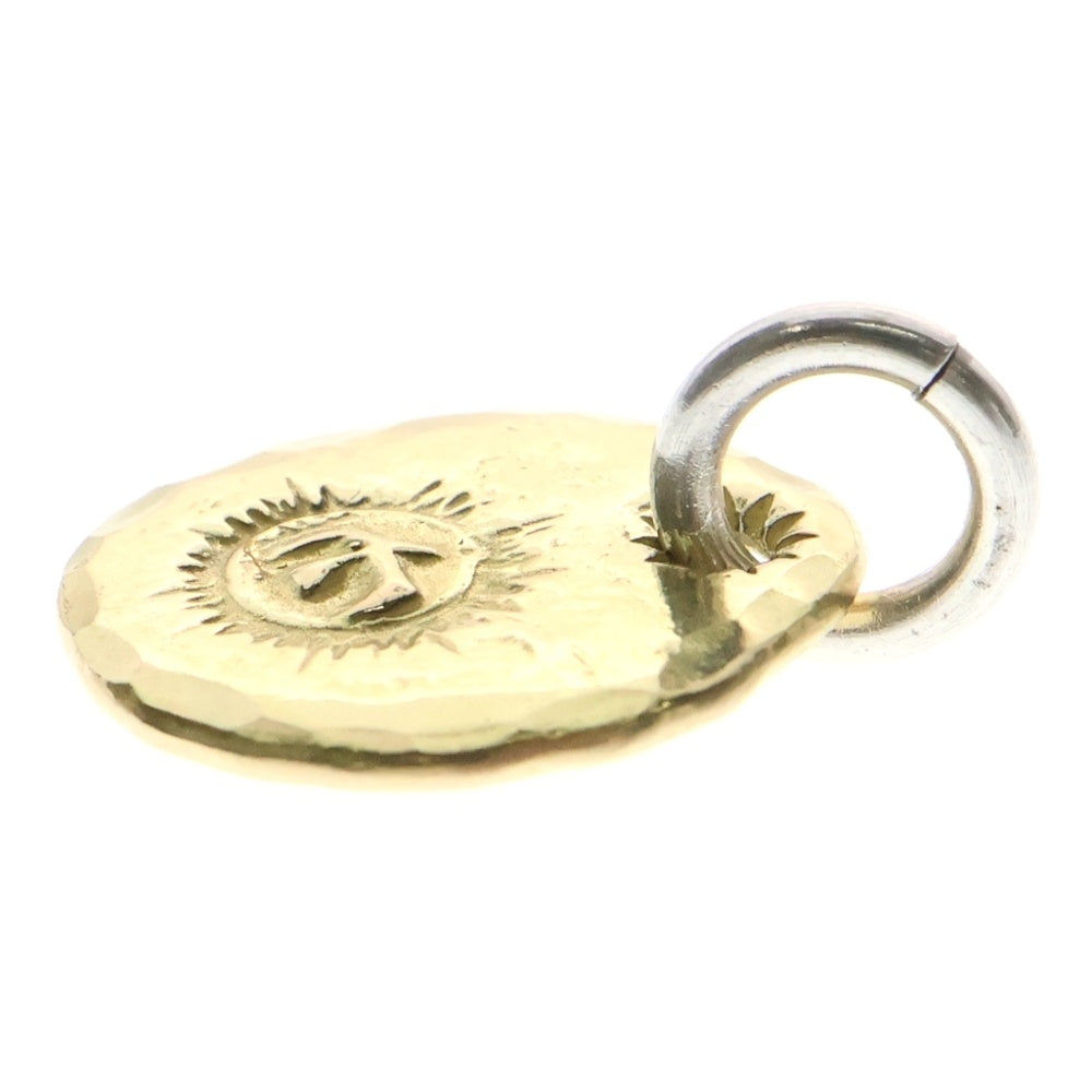 goro's(ゴローズ) 全金in太陽メタル大 ペンダントトップ ゴールド