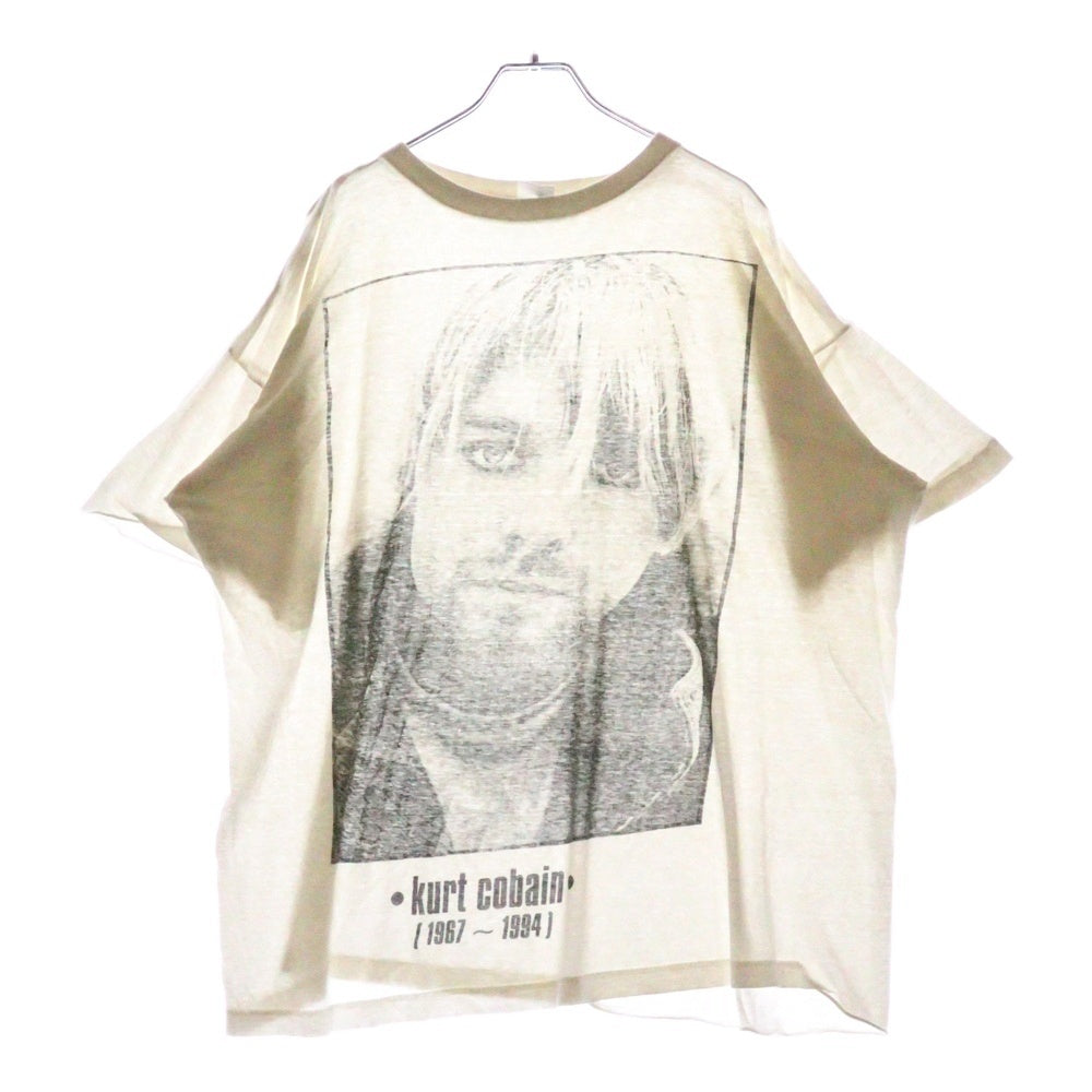 VINTAGE(ヴィンテージ) 90s NIRVANA KURT COBAIN MEMORIAL ニルヴァーナ カートコバーン メモリアル 追悼 半袖Tシャツ カットソー ホワイト