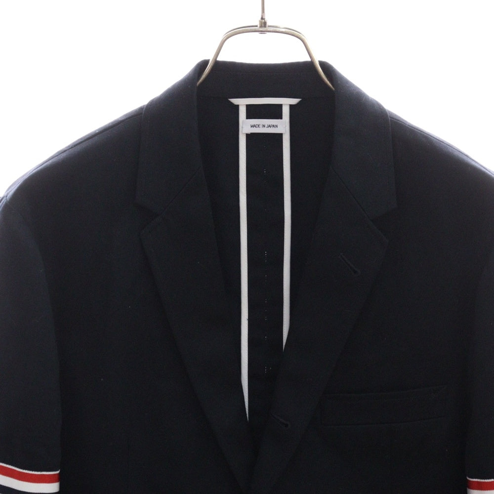 THOM BROWNE(トムブラウン) 24SS グログランアームバンド アンコントラクテッドテーラードジャケット MJU527A-03788415 ネイビー