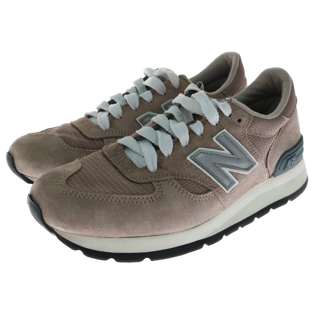 New Balance(ニューバランス) ×KITH M990KT1 990V1 Dusty Rose キス ダスティローズ ローカットスニーカー ピンク/グレー US8/26.0cm
