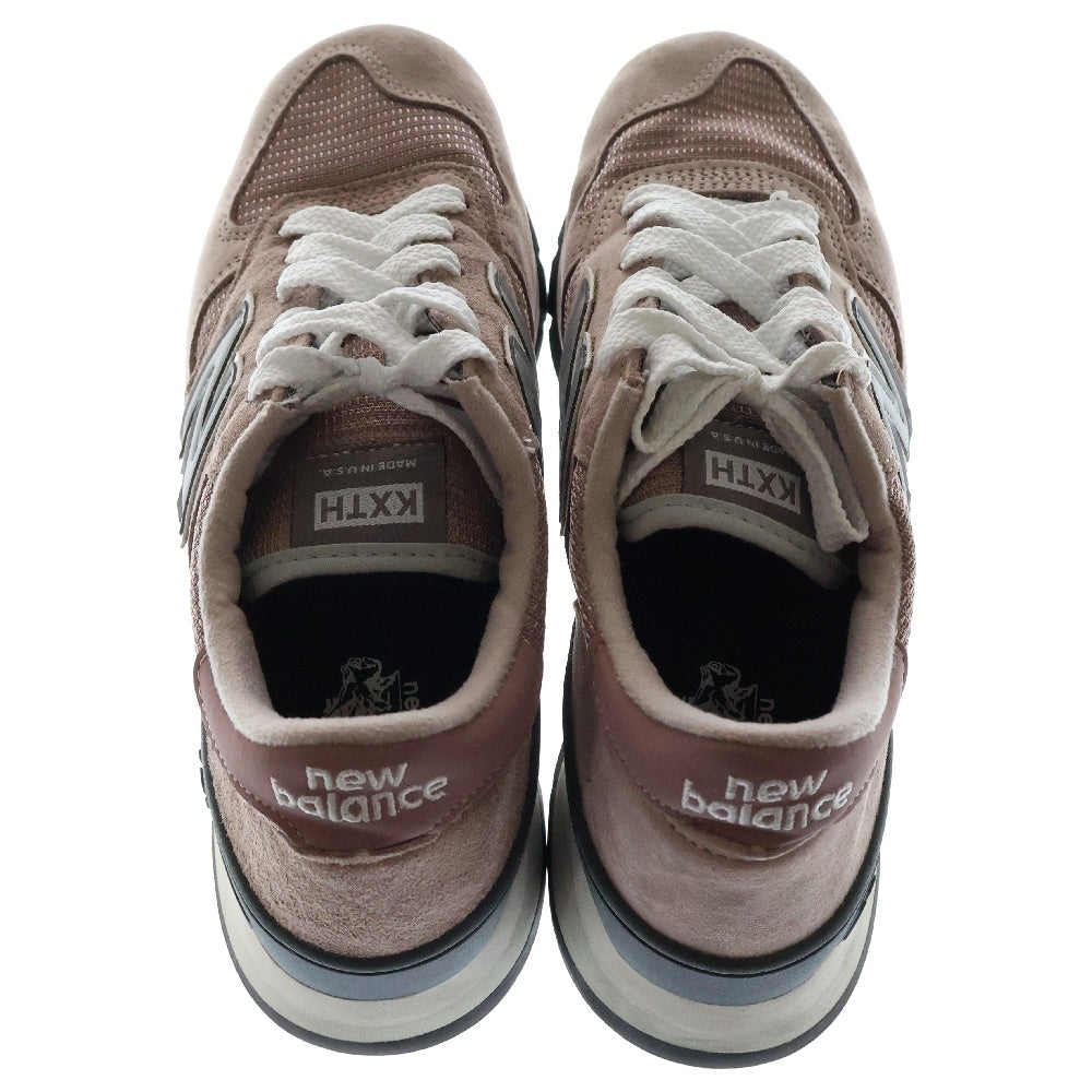 New Balance(ニューバランス) ×KITH M990KT1 990V1 Dusty Rose キス ダスティローズ ローカットスニーカー ピンク/グレー US8/26.0cm