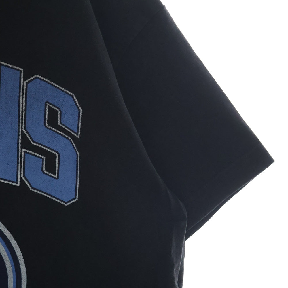 KITH(キス) 23AW×NFL Titans Vintage Tee タイタンズ ヴィンテージ加工プリント半袖Tシャツ ブラック