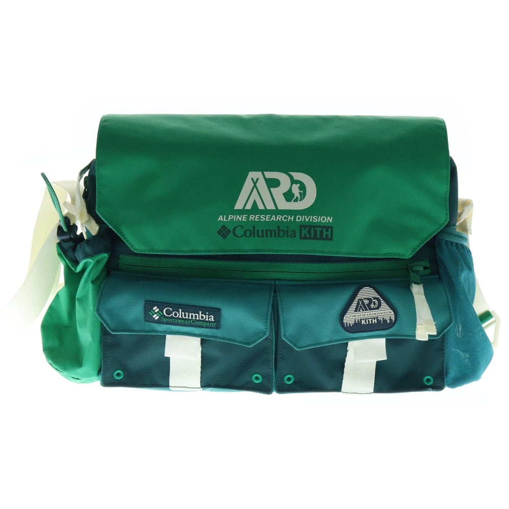 KITH(キス) 24SS×Columbia Crossbody Bag コロンビア クロスボディショルダーバック グリーン