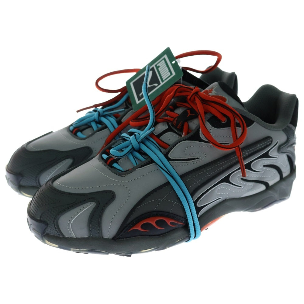 PUMA(プーマ) ×A$AP ROCKY INHALE REFLE エイサップ・ロッキー インへイル リフレ ローカットスニーカー 405383-01 グレー/シルバー US9/27.0cm