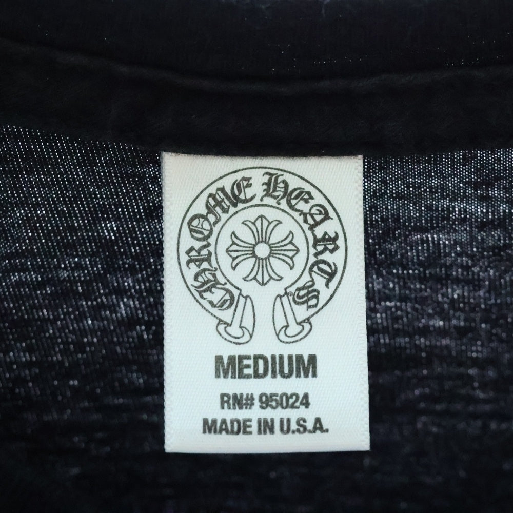 CHROME HEARTS(クロムハーツ) Who The Fuck Is Jesse Jo T-Shirt ジェシージョースターク フロントプリント 半袖Tシャツ カットソー ブラック
