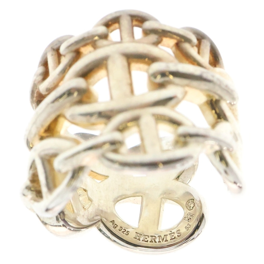 HERMES(エルメス) Chaine d'Ancre Enchainee GM シェーヌダンクルアンシェネGMシルバーリング