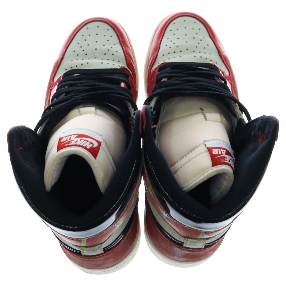 NIKE(ナイキ) AIR JORDAN 1 RETRO HIGH OG DV1748-601 エアジョーダン1 レトロハイ オリジンストーリー ハイカットスニーカー レッド/ホワイト US9/27.0cm