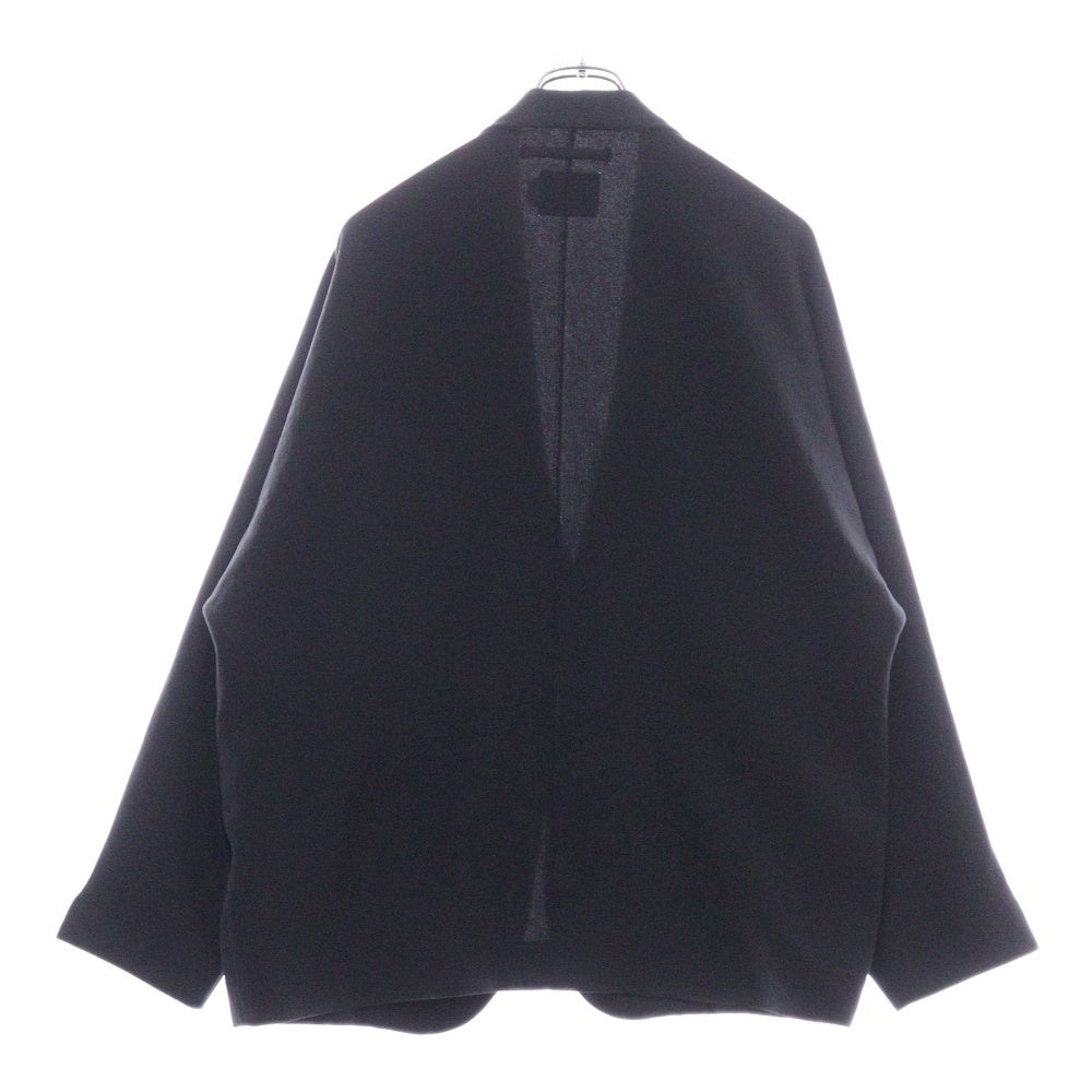 UNITED ARROWS(ユナイテッドアローズ) 24SS by DAISUKE OBANA ESSENS/I D/S JACKET オバナダイスケ ボタンレス テーラードジャケット ブラック 5522-299-0310