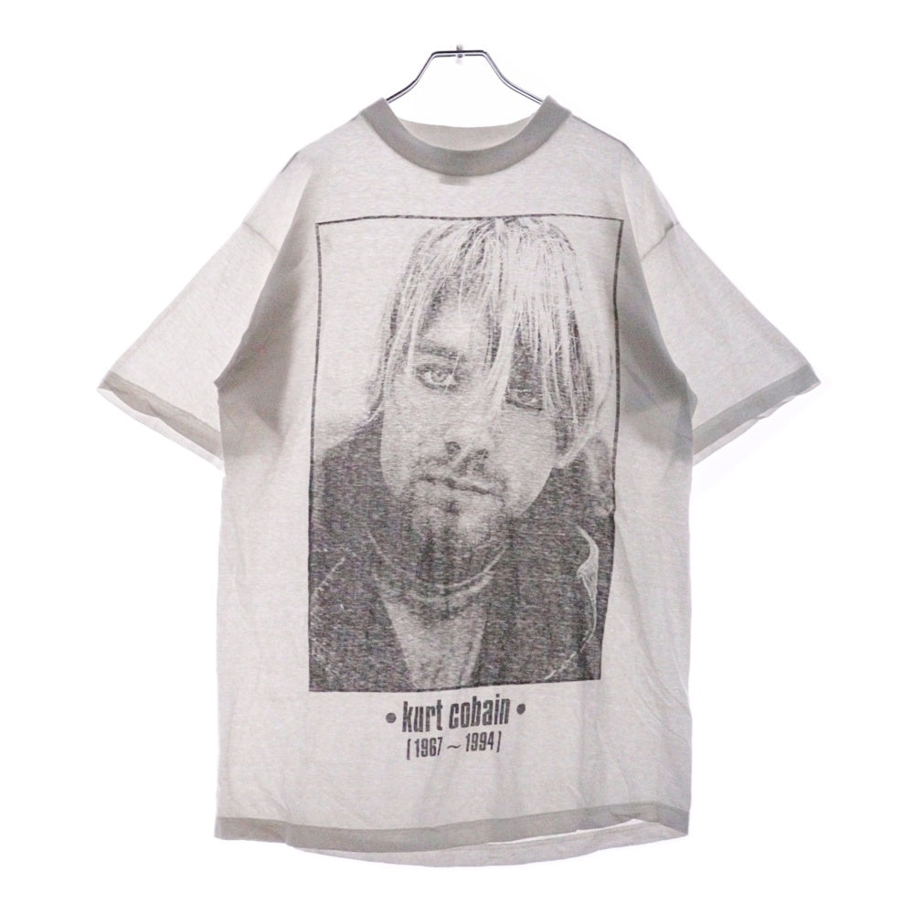 VINTAGE(ヴィンテージ) 90s NIRVANA KURT COBAIN MEMORIAL ニルヴァーナ カートコバーン メモリアル 追悼 Tシャツ 半袖カットソー ホワイト