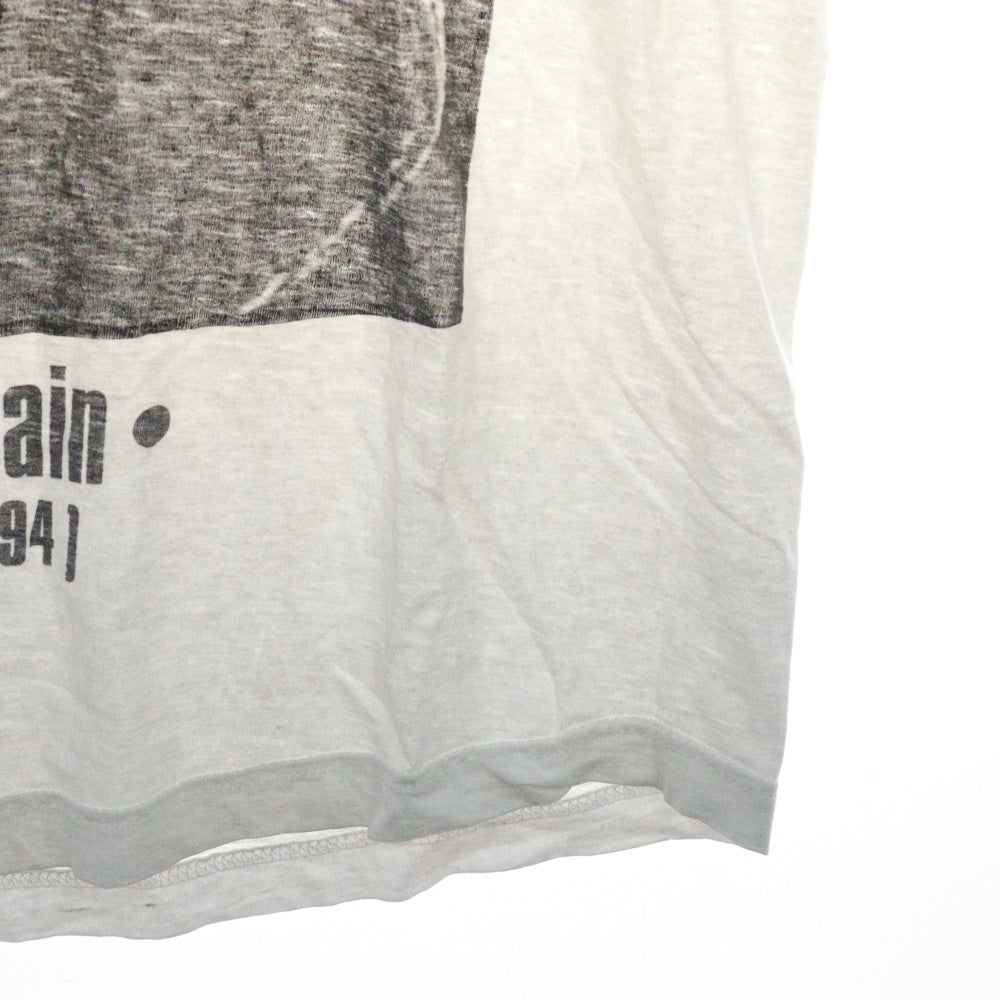 VINTAGE(ヴィンテージ) 90s NIRVANA KURT COBAIN MEMORIAL ニルヴァーナ カートコバーン メモリアル 追悼 Tシャツ 半袖カットソー ホワイト