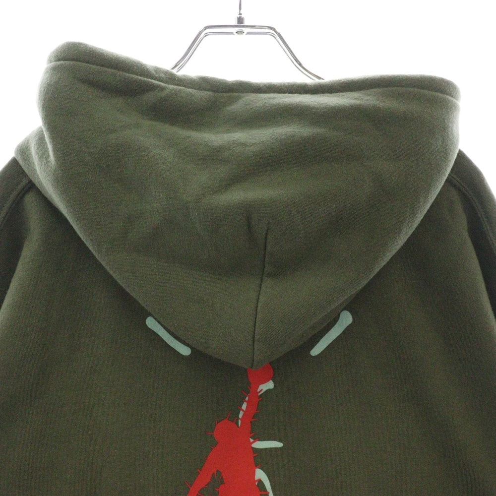 NIKE(ナイキ) × TRAVIS SCOTT Cactus Jack Jordan Highest Hoodie トラヴィススコット カクタスジャック ジョーダン ハイエストフーディ プルオーバーパーカー カーキ