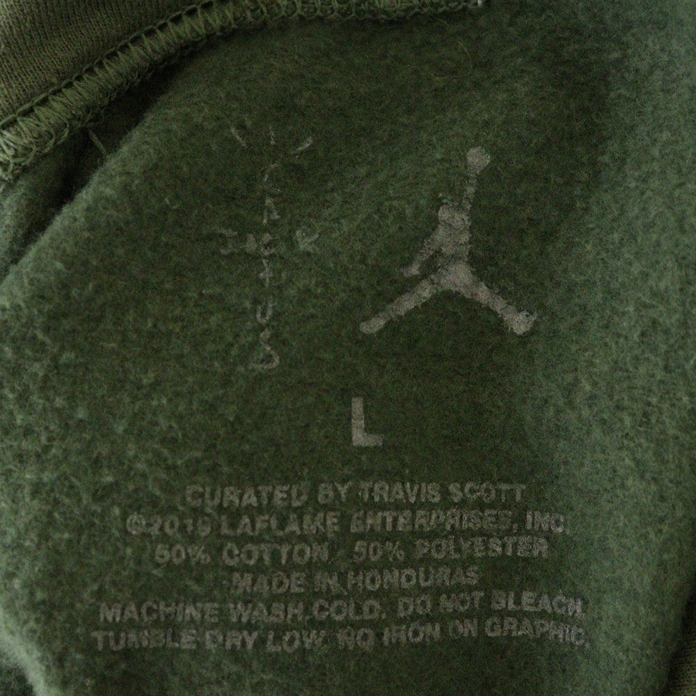 NIKE(ナイキ) × TRAVIS SCOTT Cactus Jack Jordan Highest Hoodie トラヴィススコット カクタスジャック ジョーダン ハイエストフーディ プルオーバーパーカー カーキ