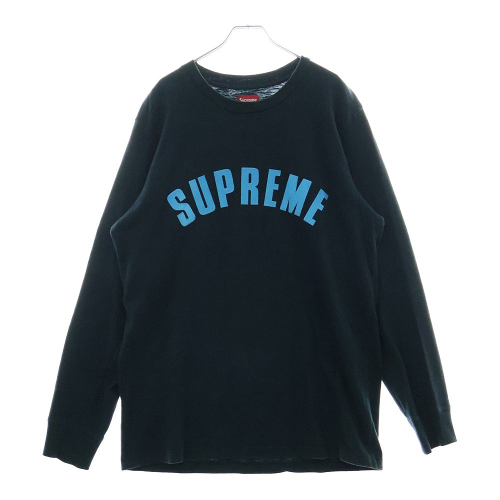 SUPREME(シュプリーム) 16SS ARC LOGO アーチロゴ 長袖Tシャツ ロングスリーブカットソー ネイビー