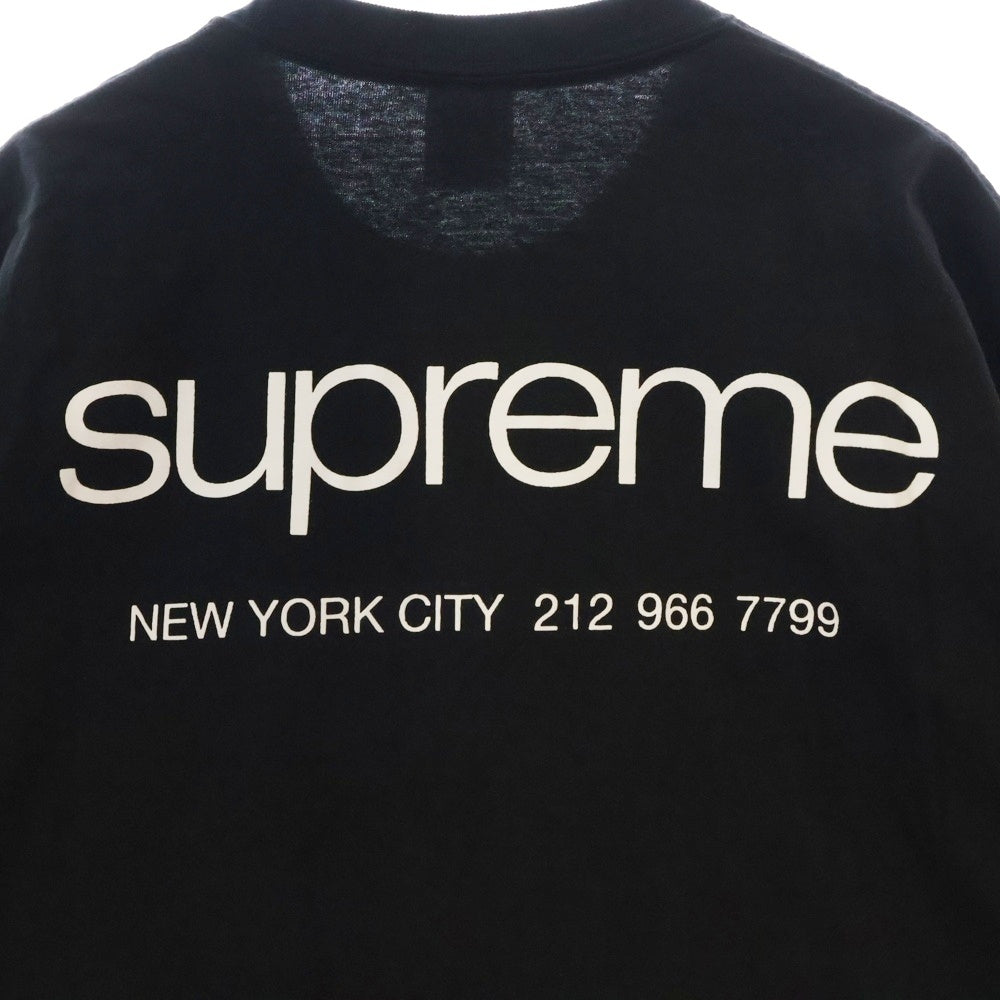 SUPREME(シュプリーム) 23AW Nyc Tee エヌワイシープリント半袖Tシャツ カットソー ブラック