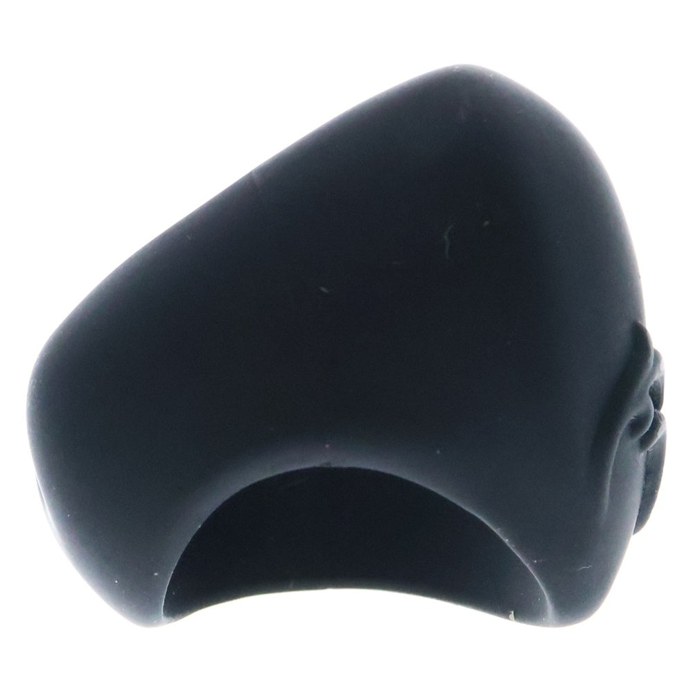 CHROME HEARTS(クロムハーツ) HEART PLSTC RING ハート シリコンラバーリング ブラック