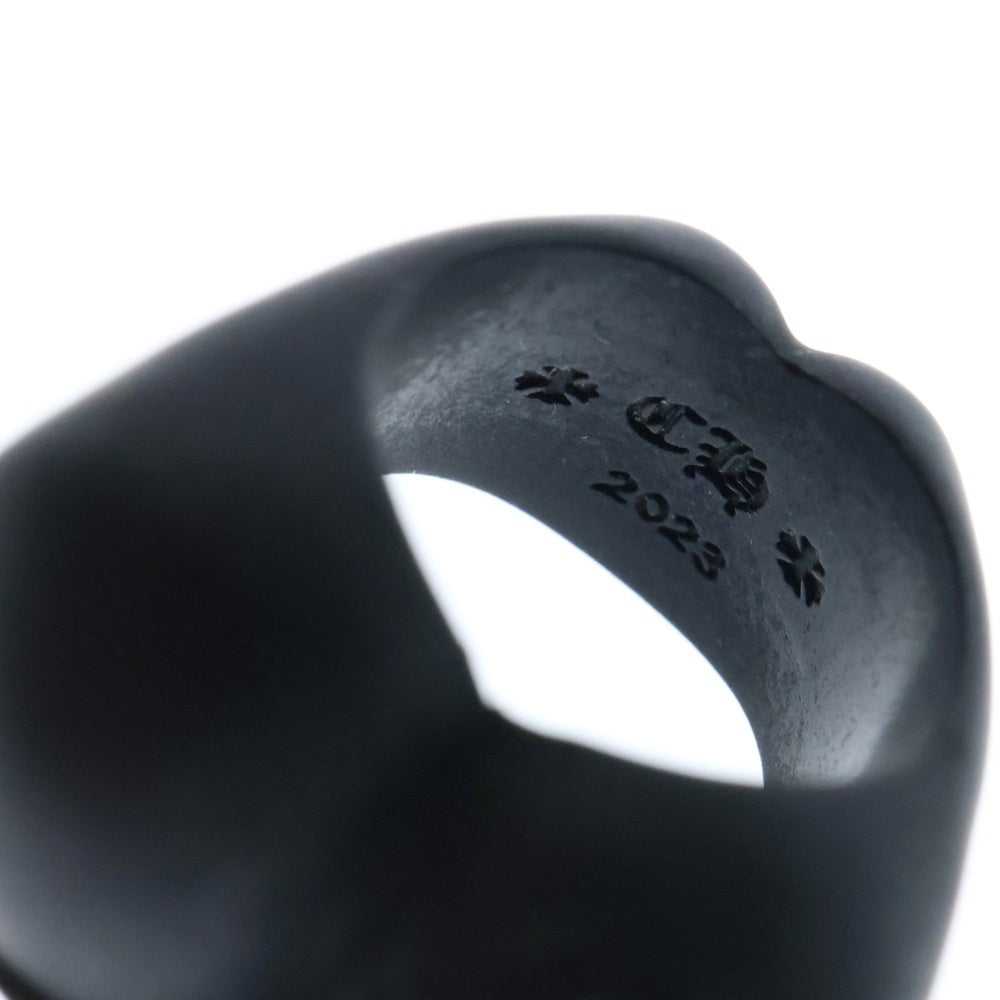 CHROME HEARTS(クロムハーツ) HEART PLSTC RING ハート シリコンラバーリング ブラック