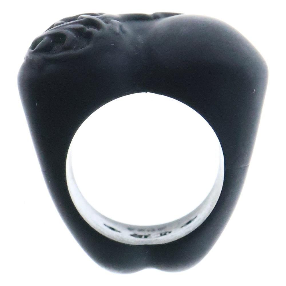 CHROME HEARTS(クロムハーツ) HEART PLSTC RING ハート シリコンラバーリング ブラック
