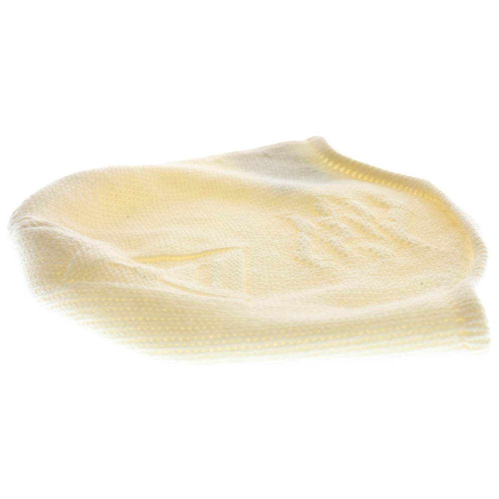 FENDI(フェンディ) FFロゴ カーリグラフィ ビーニー ニットキャップ 帽子 FXQ056 ホワイト