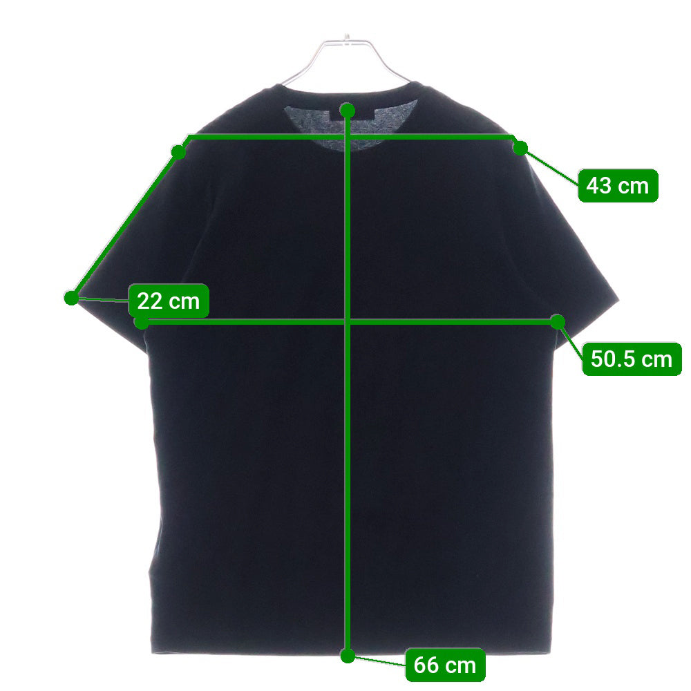 PRADA(プラダ) ロゴナイロン切り替えポケット半袖Tシャツ SJN250 R192 ブラック