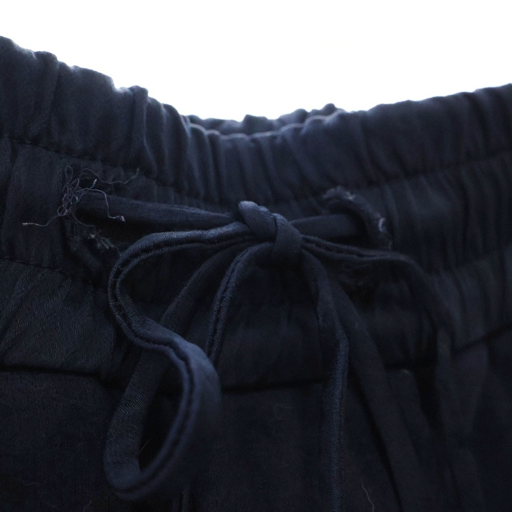 SAINT LAURENT PARIS(サンローランパリ) 24SS Joggers Marine エンブロイダリーロゴスウェットジョガーパンツ 778059 Y36SW ネイビー