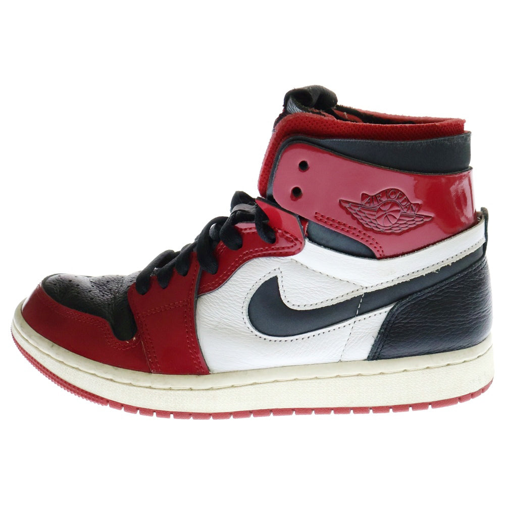 NIKE(ナイキ) AIR JORDAN1 ZOOM AIR CMFT CT0979-610 エアジョーダン1 ハイ ズーム コンフォート スニーカー ハイカット US7/24.0cm レッド/ホワイト/ブラック レディース